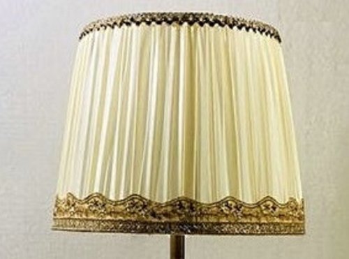 Абажур для торшера Мелодия Света Бежевый с узорами картинка 